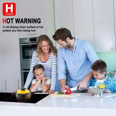 Gasland Chef 36"Built-in Radiant Electric Cooktop With 5 Burners, Electric Ceramic Cooktop Knob Control, 240V - Black 6 Gasland Chef 36"Built-in Radiant Electric Cooktop With 5 Burners, Electric Ceramic Cooktop Knob Control, 240V - Black - Image 4