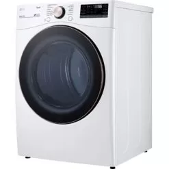LG - 7.4 Cu. Ft. Stackable Smart Electric Dryer With Steam And Built-In Intelligence - White -Appliance Shop f1dd3586 8bb1 54a3 884a cb536a461726