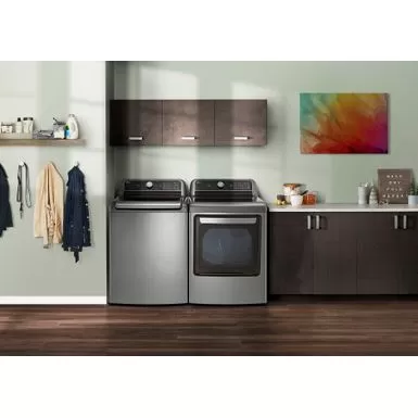 LG - 7.3 Cu. Ft. Smart Electric Dryer With EasyLoad Door - Graphite Steel 10 LG - 7.3 Cu. Ft. Smart Electric Dryer With EasyLoad Door - Graphite Steel - Image 8
