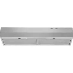 Whirlpool - 30" Externally Vented Range Hood - Stainless Steel -Appliance Shop f2aed294 d8b0 5c6c 9bdb 17ce8a9642bf
