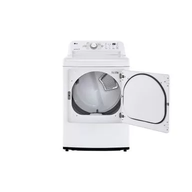 LG DLE7000W 7.3 Cu. Ft. Ultra Large Capacity Top Load Electric Dryer With Sensor Dry Technology - White - White 6 LG DLE7000W 7.3 Cu. Ft. Ultra Large Capacity Top Load Electric Dryer With Sensor Dry Technology - White - White - Image 4