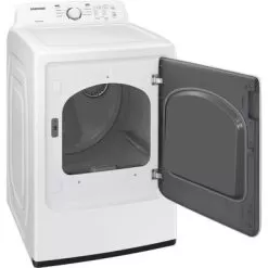 Samsung 7.2-Cu. Ft. Electric Dryer With Sensor Dry And 8 Drying Cycles, White 12 Samsung 7.2-Cu. Ft. Electric Dryer With Sensor Dry And 8 Drying Cycles, White -Appliance Shop f3193791 37aa 471f ba96 0e4d631bb899