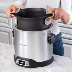 Hamilton Beach - 10qt Sear & Cook Stockpot Slow Cooker Silver -Appliance Shop f3862f40 3d52 453d 9cb0 bd8ab18fa3f7