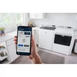 Maytag - 7.4 Cu. Ft. Smart Gas Dryer With Steam And Extra Power Button - White -Appliance Shop f404cfa1 280c 5519 b2ca bc605282415f