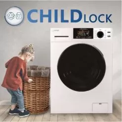 Equator Digital Compact 110V Vented/Ventless 18 Lbs Combo Washer Dryer 1400 RPM - Yellow-Black -Appliance Shop f41c5ba9 b76d 443f b6a4 83e39de5d823