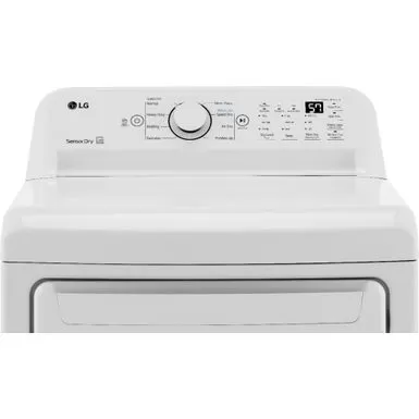LG - 7.3 Cu Ft Electric Dryer With Sensor Dry - White 17 LG - 7.3 Cu Ft Electric Dryer With Sensor Dry - White - Image 15