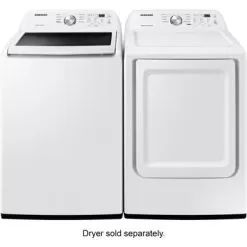 Samsung - 4.5 Cu. Ft. High Efficiency Top Load Washer With Vibration Reduction Technology+ - White -Appliance Shop f47341e9 b354 599a 9712 30987d72a0c3