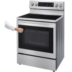 LG - 6.3 Cu. Ft. Smart Freestanding Electric Convection Range With EasyClean And InstaView - Stainless Steel 30 LG - 6.3 Cu. Ft. Smart Freestanding Electric Convection Range With EasyClean And InstaView - Stainless Steel -Appliance Shop f528d0fb 1bba 5aba a5a1 2ab4c26e5dbf