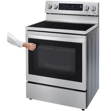 LG - 6.3 Cu. Ft. Smart Freestanding Electric Convection Range With EasyClean And InstaView - Stainless Steel 11 LG - 6.3 Cu. Ft. Smart Freestanding Electric Convection Range With EasyClean And InstaView - Stainless Steel - Image 9