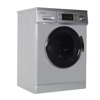 All-in-One 13 Lbs 1200 RPM Compact 2016 Combo Washer Dryer - Silver 10 All-in-One 13 Lbs 1200 RPM Compact 2016 Combo Washer Dryer - Silver - Image 8