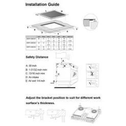 2 Piece Kitchen Appliances Packages Including 24" Induction Cooktop And 30" Wall Mount Range Hood - Black -Appliance Shop f5cde86a 061d 43dd a864 0d61a1a6be5b