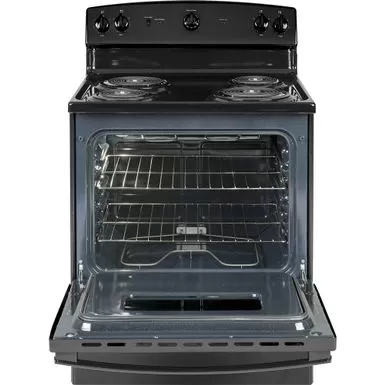 GE - 5.0 Cu. Ft. Freestanding Electric Range - Black 4 GE - 5.0 Cu. Ft. Freestanding Electric Range - Black - Image 2