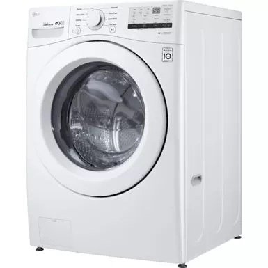 LG - 4.5 Cu. Ft. High Efficiency Stackable Front-Load Washer With 6Motion Technology - White 5 LG - 4.5 Cu. Ft. High Efficiency Stackable Front-Load Washer With 6Motion Technology - White - Image 3