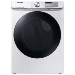 Samsung Ada 7.5 Cu. Ft. White Smart Gas Dryer With Steam Sanitize+