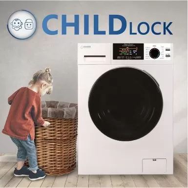 Equator Digital Compact 110V Vented/Ventless 18 Lbs Combo Washer Dryer 1400 RPM - Blue 7 Equator Digital Compact 110V Vented/Ventless 18 Lbs Combo Washer Dryer 1400 RPM - Blue - Image 5