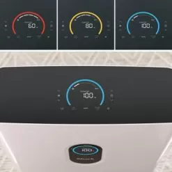 Shark - Air Purifier 6 With Anti-Allergen HEPA Filter Advanced Odor Lock, 1,200 Sq. Ft., Smart Sensing - White -Appliance Shop f93f58a6 0c78 594e 85cb af7a909c7924