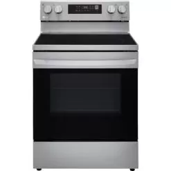 LG - 6.3 Cu. Ft. Smart Freestanding Electric Convection Range With Easy Clean, Air Fry And WideView Window - Stainless Steel