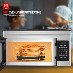 Gasland Chef 30 Inch Over-the-Range Microwave Oven With 1.6 Cu. Ft. Capacity, 1000 Watts, 300 CFM In Stainless Steel,Easy Clean - Stainless Steel 11 Gasland Chef 30 Inch Over-the-Range Microwave Oven With 1.6 Cu. Ft. Capacity, 1000 Watts, 300 CFM In Stainless Steel,Easy Clean - Stainless Steel -Appliance Shop f9efa96f 0c6b 4b58 aef5 9bffa849a173