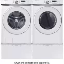 Samsung - 4.5 Cu. Ft. High Efficiency Stackable Front Load Washer With Vibration Reduction Technology+ - White -Appliance Shop fa3202d0 b0b7 5616 8653 6e4b48d22209