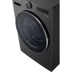 LG - 5.0 Cu. Ft. High-Efficiency Stackable Smart Front Load Washer With Steam And TurboWash 360 - Black Steel 40 LG - 5.0 Cu. Ft. High-Efficiency Stackable Smart Front Load Washer With Steam And TurboWash 360 - Black Steel -Appliance Shop fad8d183 82ed 5cf5 b713 fc944041e56d