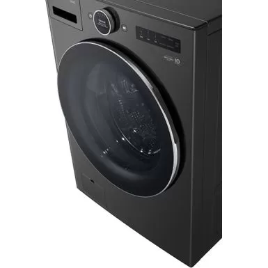 LG - 5.0 Cu. Ft. High-Efficiency Stackable Smart Front Load Washer With Steam And TurboWash 360 - Black Steel 21 LG - 5.0 Cu. Ft. High-Efficiency Stackable Smart Front Load Washer With Steam And TurboWash 360 - Black Steel - Image 19
