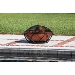 Fire Sense - Barzelonia Round Fire Pit - Copper Look 11 Fire Sense - Barzelonia Round Fire Pit - Copper Look -Appliance Shop fb7e33ed 9c37 5940 8fe5 b0fa3e2b2451