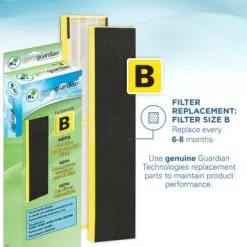 Germ Guardian 4-in-1 WiFi & Bluetooth Smart Voice Control Air Purifier With Smart AQM And UV-C - Black -Appliance Shop fb7e4eb7 67d4 42fd 9dbd fe04ee589923