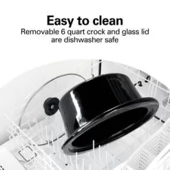 Hamilton Beach 6 Quart Programmable Defrost Slow Cooker With Temperature Probe - Silver -Appliance Shop fbf5566a ab7b 4114 947a 8930ceeda023