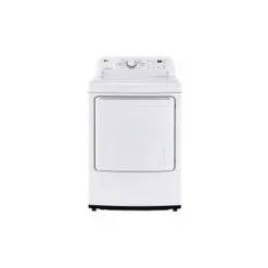 LG DLE7000W 7.3 Cu. Ft. Ultra Large Capacity Top Load Electric Dryer With Sensor Dry Technology - White - White