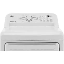 LG - 7.3 Cu. Ft. Gas Dryer With Sensor Dry - White -Appliance Shop fcc66a4c da35 5f1e a8b7 f49a2a197e26