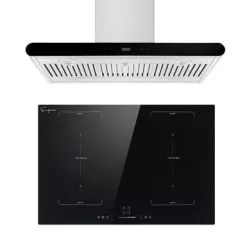 2 Piece Kitchen Appliances Packages Including 30" Induction Cooktop And 36" Island Range Hood - 30"
