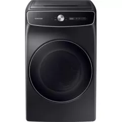 Samsung - 7.5 Cu. Ft. Smart Electric Dryer With Steam And FlexDry - Black