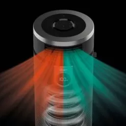 Shark - 3-in-1 Max Air Purifier, Heater & Fan With NanoSeal HEPA, Cleansense IQ, Odor Lock, For 1000 Sq. Ft - Charcoal Grey -Appliance Shop fd45ebb3 f553 51af 8ec1 fc4107be8e51