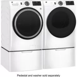 GE - 7.8 Cu. Ft. 10-Cycle Electric Dryer - White On White -Appliance Shop fd822392 d5ca 5e4c b2c4 31225f7f52a1