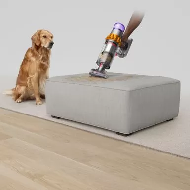 Dyson - V15 Detect Extra Cordless Vacuum - Yellow/Nickel 9 Dyson - V15 Detect Extra Cordless Vacuum - Yellow/Nickel - Image 7