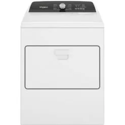 Whirlpool - 7 Cu. Ft. Electric Dryer With Moisture Sensing - White