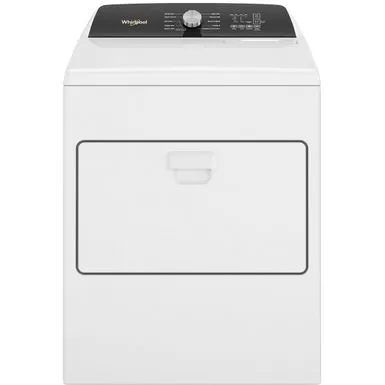 Whirlpool - 7 Cu. Ft. Electric Dryer With Moisture Sensing - White 3 Whirlpool - 7 Cu. Ft. Electric Dryer With Moisture Sensing - White