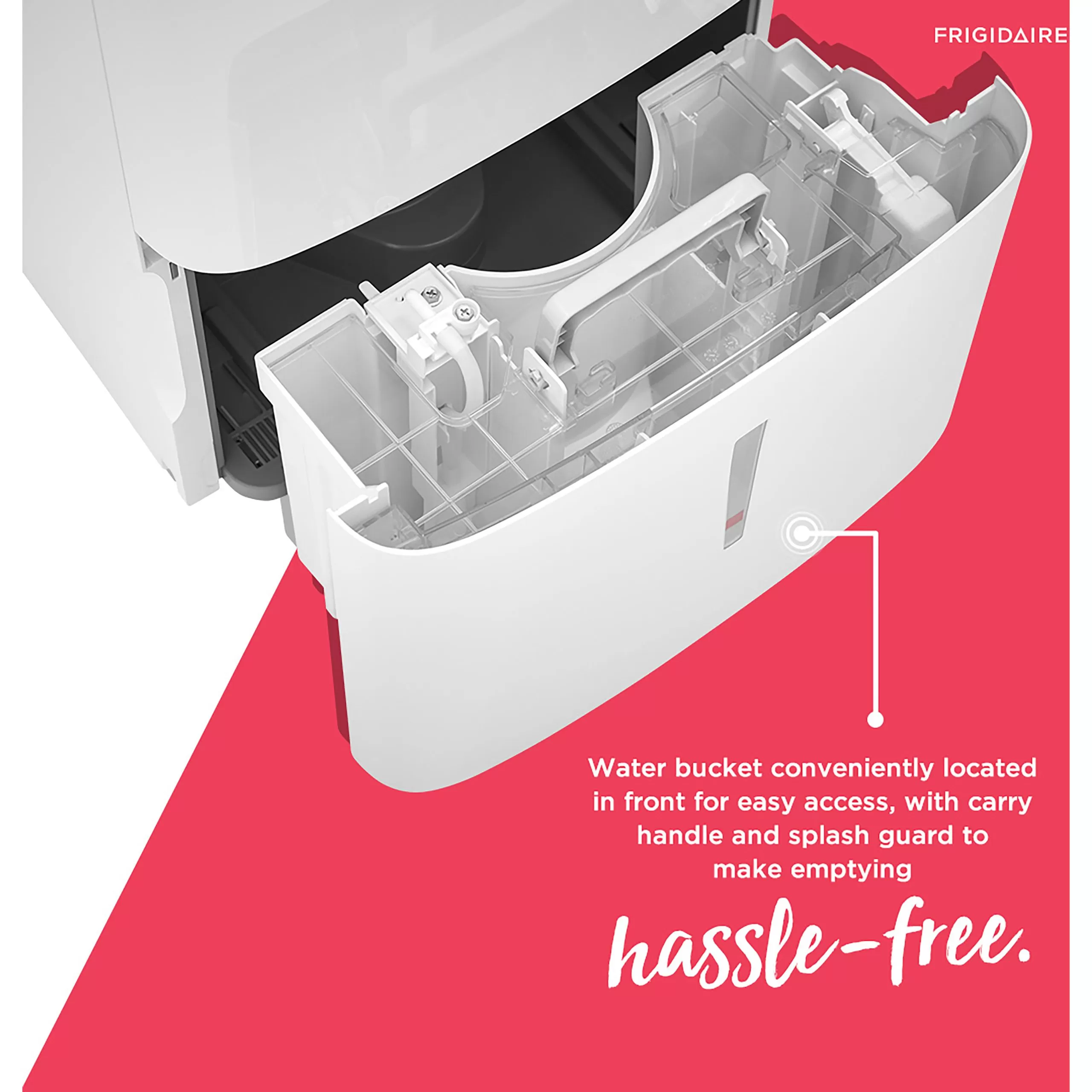 Frigidaire Energy Star 50-Pint Dehumidifier With Built-in Pump In White 3 Frigidaire Energy Star 50-Pint Dehumidifier With Built-in Pump In White