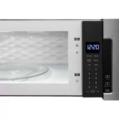Whirlpool - 1.1 Cu. Ft. Low Profile Over-the-Range Microwave Hood Combination - Stainless Steel 5 Whirlpool - 1.1 Cu. Ft. Low Profile Over-the-Range Microwave Hood Combination - Stainless Steel - Image 3