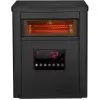 LifeSmart 6-Element Infrared Heater With Black Steel Cabinet -Appliance Shop ht1012r 1