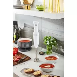 KitchenAid Cordless Variable-Speed Immersion Blender In White With Whisk And Blending Jar -Appliance Shop khbbv53wh 2
