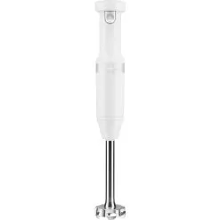 KitchenAid Cordless Variable-Speed Immersion Blender In White With Whisk And Blending Jar -Appliance Shop khbbv53wh 3