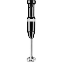 KitchenAid Corded Variable-Speed Immersion Blender In Onyx Black With Blending Jar