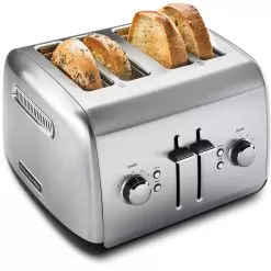 KitchenAid 4-Slice Toaster With Manual High-Lift Lever -Appliance Shop kmt4115sx 2