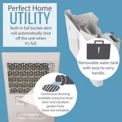 Keystone 22 Pint Dehumidifier With Electronic Controls -Appliance Shop kstad224e ei4