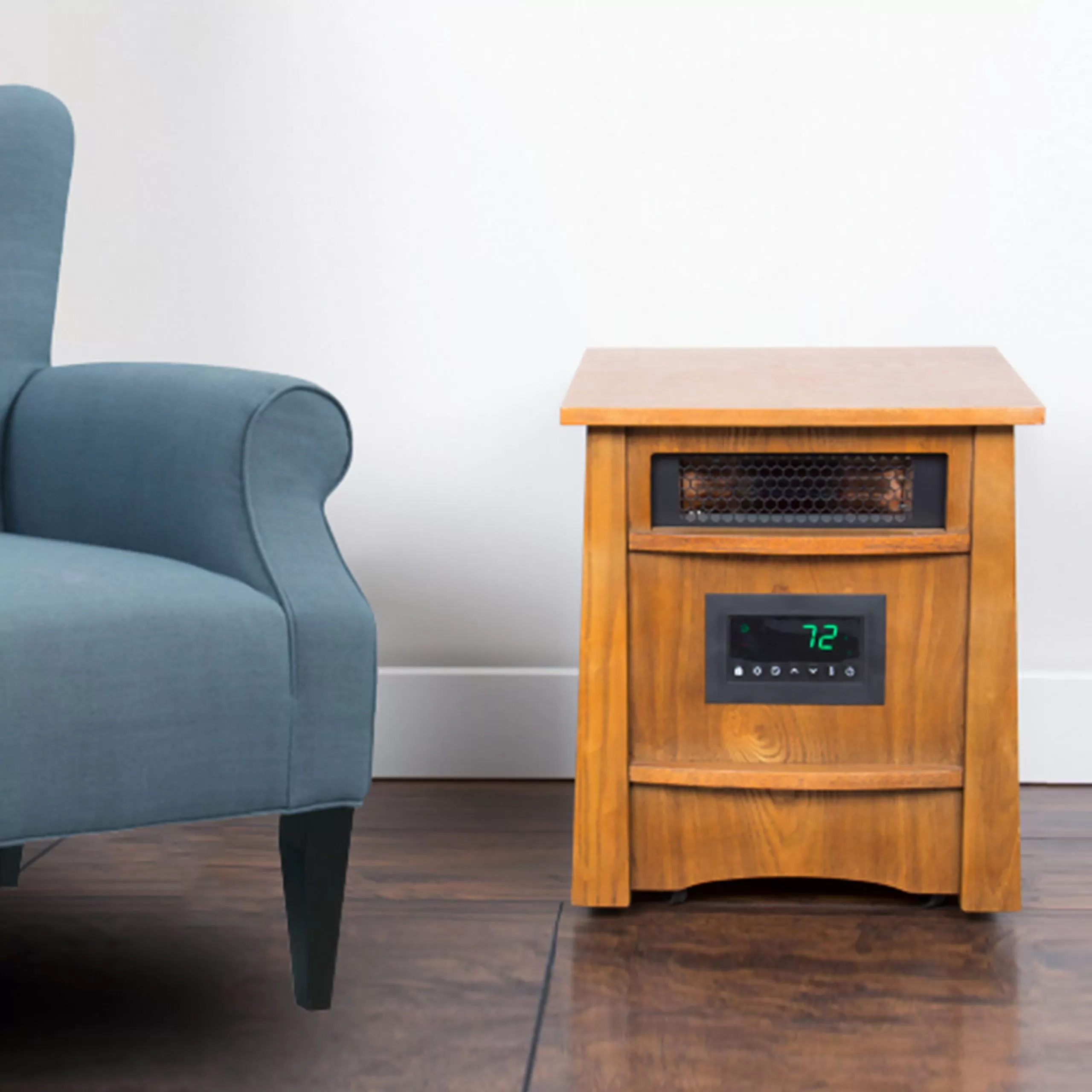 LifeSmart 8 Element Ifrared Heater Wood Cabinet 6 LifeSmart 8 Element Ifrared Heater Wood Cabinet - Image 4