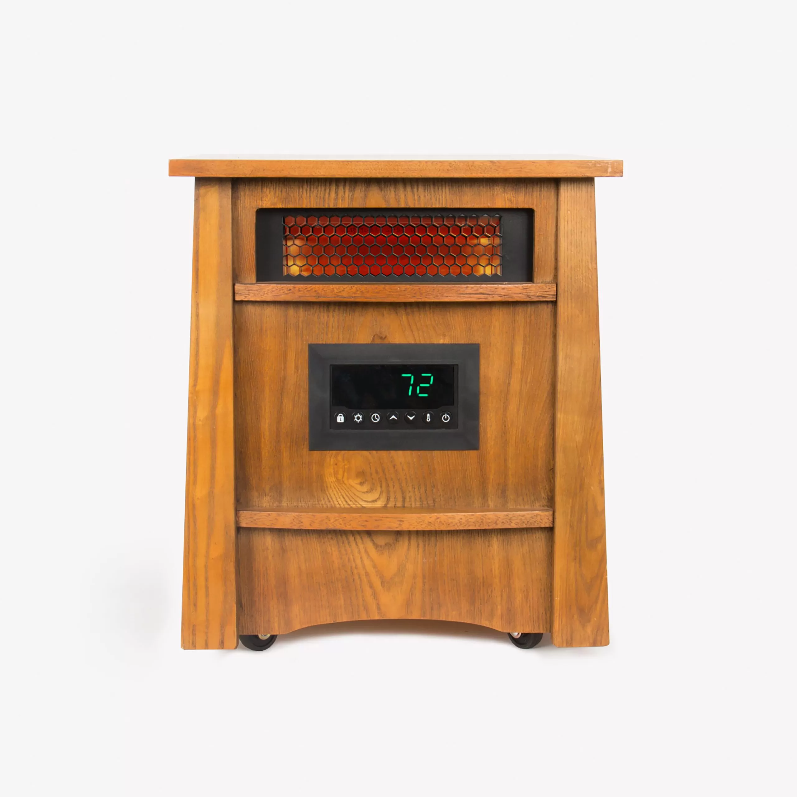 LifeSmart 8 Element Ifrared Heater Wood Cabinet 3 LifeSmart 8 Element Ifrared Heater Wood Cabinet