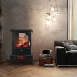 LifeSmart 3 Sided Flame View Infrared Heater Stove 15 LifeSmart 3 Sided Flame View Infrared Heater Stove -Appliance Shop pcht1109us lifestyle2