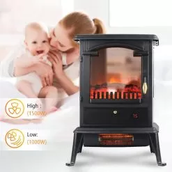 LifeSmart 3 Sided Flame View Infrared Heater Stove 12 LifeSmart 3 Sided Flame View Infrared Heater Stove -Appliance Shop pcht1109us 4