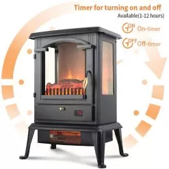 LifeSmart 3 Sided Flame View Infrared Heater Stove 13 LifeSmart 3 Sided Flame View Infrared Heater Stove -Appliance Shop pcht1109us 5